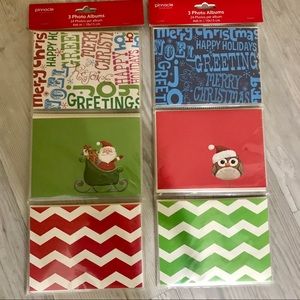 Holiday Photo Albums-3 pack